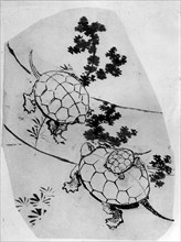 Turtles, 18th-19th century. Creator: Hokusai.