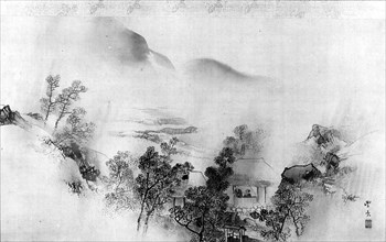 Autumn Landscape, 19th century. Creator: Okamoto Toyohiko.