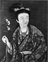 Portrait of a Woman, 19th century. Creator: Tsukioka Sessai.