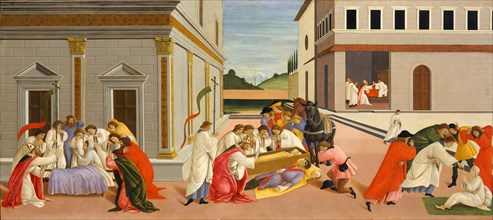 Three Miracles of Saint Zenobius, ca. 1500. Creator: Sandro Botticelli.