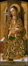 Madonna and Child Enthroned, 1472. Creator: Carlo Crivelli.