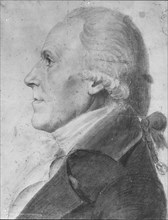 Portrait of a Man, 1797-98. Creator: Charles Balthazar Julien Févret de Saint-Mémin.