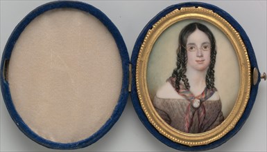 Portrait of a Lady, ca. 1845. Creator: Daniel F. Ames.