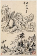 Landscapes after old masters, dated 1630. Creator: Dong Qichang.