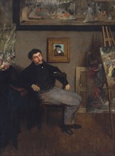 James-Jacques-Joseph Tissot (1836-1902), ca. 1867-68. Creator: Edgar Degas.