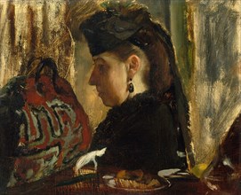 Mademoiselle Marie Dihau (1843-1935), 1867-68. Creator: Edgar Degas.