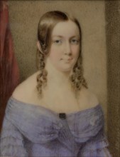 Portrait of a Lady, 1842. Creator: Edward Dalton Marchant.