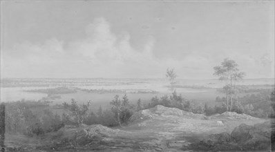 View of New York from New Jersey, ca. 1850. Creator: Unknown.