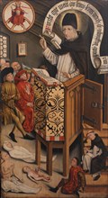 Sermon of Saint Albertus Magnus, ca. 1430-95. Creator: Friedrich Walther.
