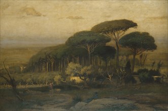 Pine Grove of the Barberini Villa, 1876. Creator: George Inness.