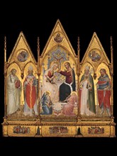 The Coronation of the Virgin, and Saints, 1394. Creator: Giovanni di Tano Fei.