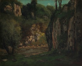 The Hidden Brook, ca. 1873-77. Creator: Gustave Courbet.