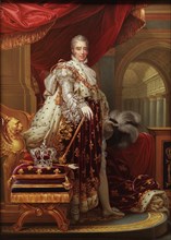Charles X (1757-1836), King of France, after Gérard, 1829. Creator: Henry Bone.