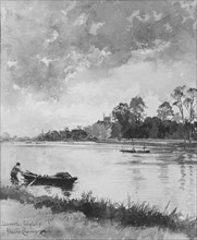 River Scene in England. Creator: James Wells Champney.