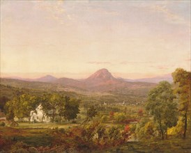 Autumn Landscape, Sugar Loaf Mountain, Orange County, New York, ca. 1870-75. Creator: Jasper Francis Cropsey.