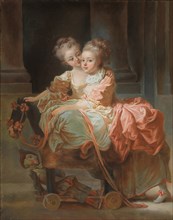 The Two Sisters, 1770. Creator: Jean Claude Richard Saint-Non.