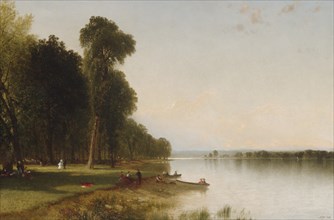 Summer Day on Conesus Lake, 1870. Creator: John Frederick Kensett.