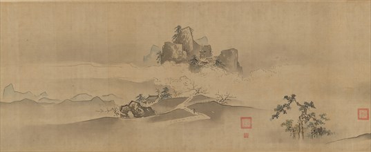 Landscape of China: Eight Views of the Xiao and Xiang Rivers, 17th-18th century. Creator: Kanô Yôboku Tsunenobu.
