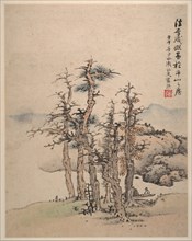 Landscapes after Song and Yuan masters, 1642. Creator: Lan Ying.