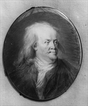 Plaque Portrait of Benjamin Franklin, 1800-1883. Creator: Louis Benjamin Huber Defeuille.