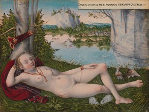 Nymph of the Spring, ca. 1545-50. Creator: Lucas Cranach the Younger.