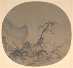 Viewing plum blossoms by moonlight, early 13th century. Creator: Ma, Yuan.