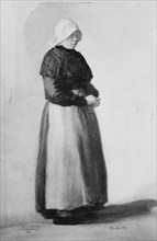 Dutch Woman, 1894. Creator: Marcia Oakes Woodbury.