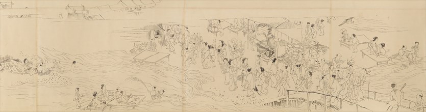 Amusements in Kyoto in the Four Seasons, late 18th century. Creator: Maruyama Okyo.