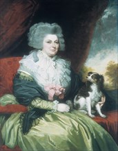 Lady with a Dog, 1786. Creator: Mather Brown.
