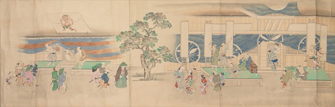 Kabuki Theater, 1822. Creator: Nonoyama Kozan.