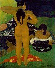 Tahitian Women Bathing, 1892. Creator: Paul Gauguin.
