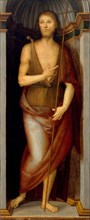 Saint John the Baptist; Saint Lucy. Creator: Perugino (Pietro di Cristoforo Vannucci) (Italian, Città della Pieve, active by 1469-died 1523 Fontignano).