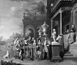 A Musical Gathering at the Court of the Elector Karl Albrecht of Bavaria, 1730. Creator: Peter Jacob Horemans.