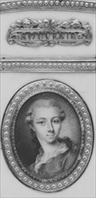 Souvenir with portrait of a man, 1780-81. Creator: Pierre-Denis Chaumont.