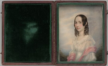 Mrs. Christopher Grant Perry (Frances Sargeant), ca. 1840. Creator: Richard Morrell Staigg.