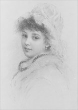 Portrait of a Young Woman. Creator: Samuel Worcester Rowse.