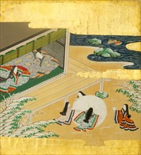 The Tale of Genji (Genji Monogatari), 17th century. Creator: Shoren'in Sonjun Shinno.