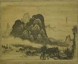 Mountain Landscape, ca. 1761-63. Creator: Soga Shohaku.