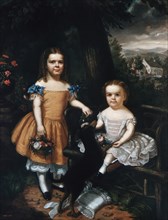 The Daughters of Daniel T. MacFarlan, 1857. Creator: Theodore E. Pine.