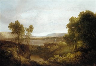 On the Hudson, 1830-35. Creator: Thomas Doughty.