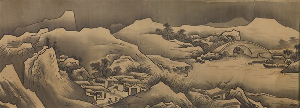 Landscape, 17th century. Creator: Unkoku Toban.