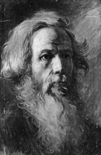 Head of a Man, possibly ca. 1870-82. Creator: Vasily Perov.