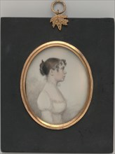 Portrait of a Lady, 1813. Creator: William P. Sheys.