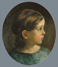 Daughter of William Page (Probably Mary Page), ca. 1840. Creator: William Page.