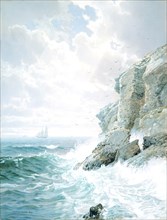 Purgatory Cliff, 1876. Creator: William Trost Richards.