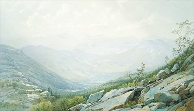 The Mount Washington Range, from Mount Kearsarge, 1872. Creator: William Trost Richards.
