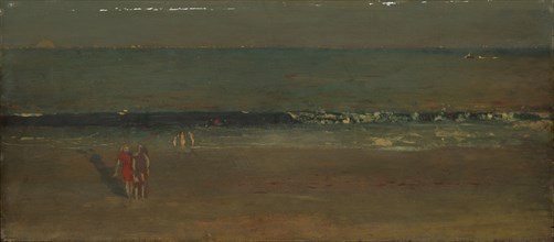 The Beach, Late Afternoon, 1870-72 (?). Creator: Winslow Homer.