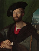 Giuliano de' Medici (1479-1516), Duke of Nemours. Creator: Workshop (?) of Raphael (Italian, Urbino 1483-1520 Rome).