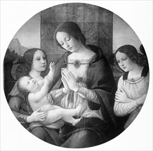Madonna and Child with Angels. Creator: Unknown.