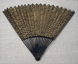 Folding Fan with Fishing Net Decoration, late 16th-early 17th century. Creator: Unknown.